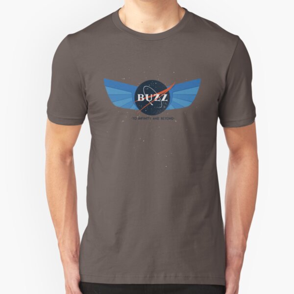 Buzz Nasa Logo Slim Fit T-Shirt