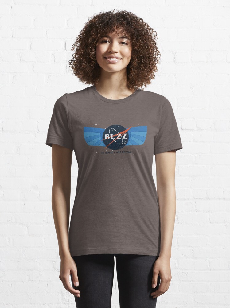 Alternate view of Buzz Nasa Logo Essential T-Shirt