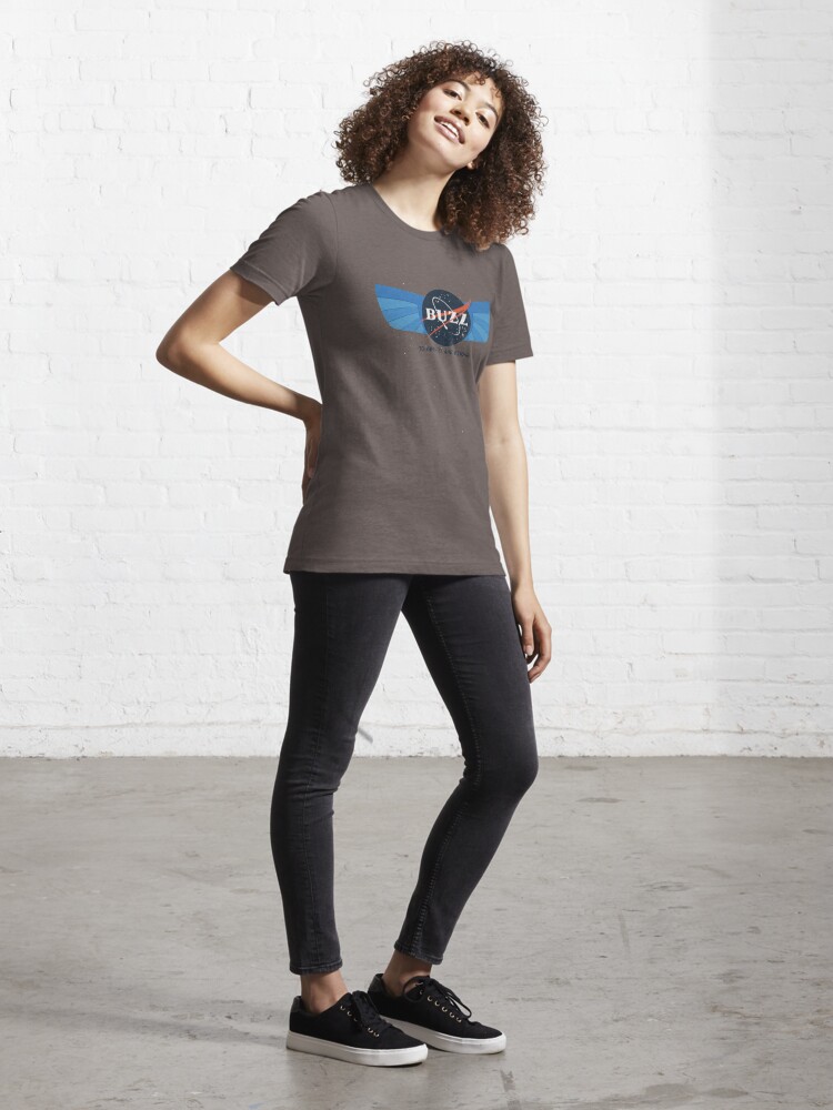 Alternate view of Buzz Nasa Logo Essential T-Shirt