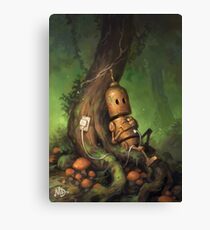 Charging Canvas Print
