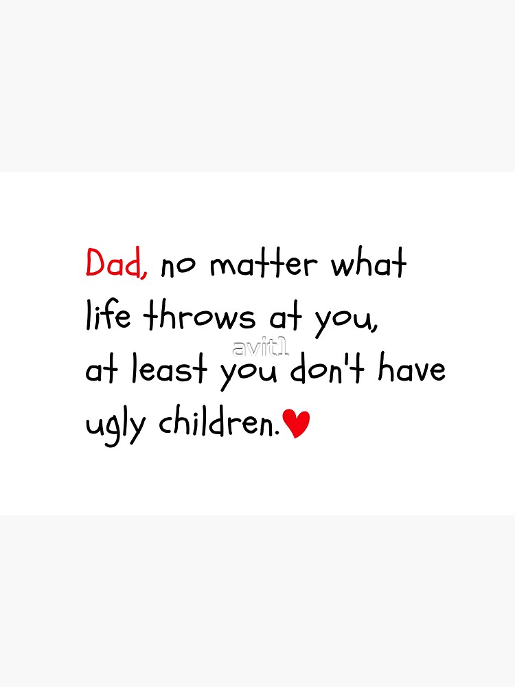 Dad funny quote, Dad birthday card, meme greeting cards by avit1