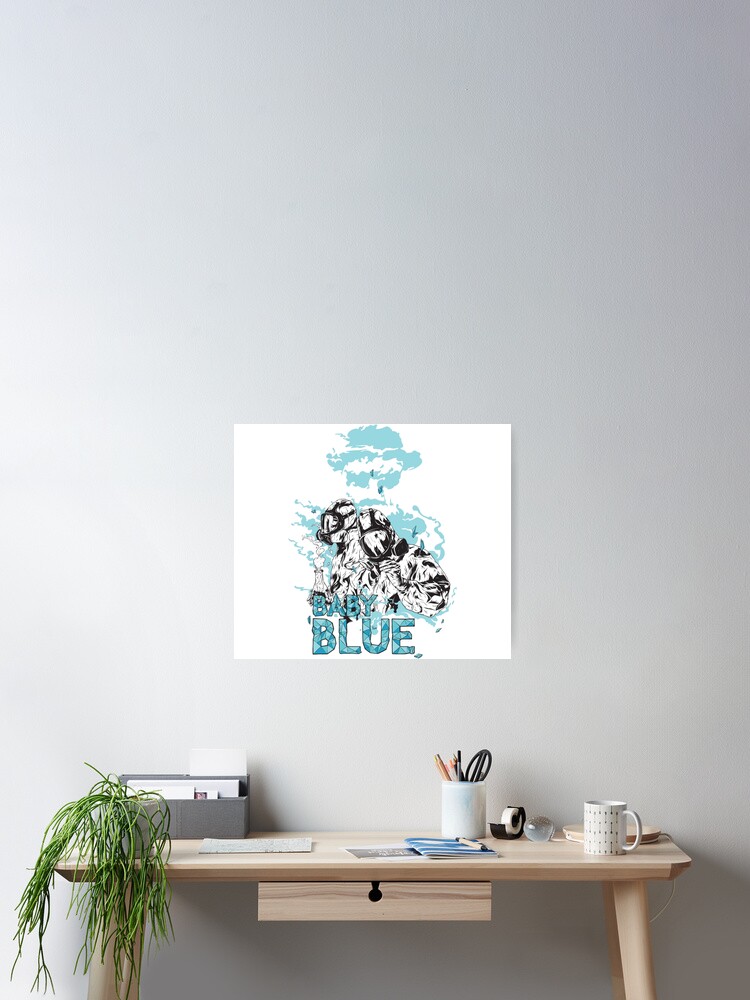 Thumbnail 2 of 3, Poster, Baby Blue! designed and sold by ChristosEllinas.