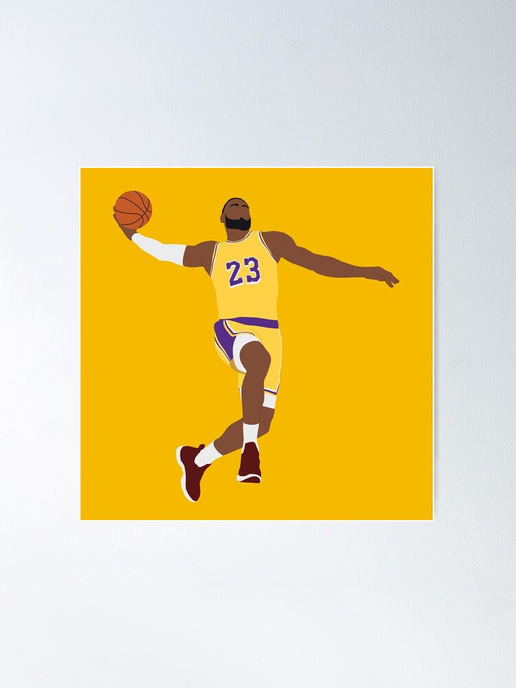 LeBron James Statement Jersey Poster for Sale by designsheaven