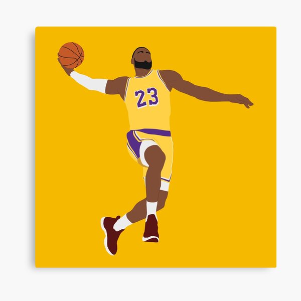LeBron James - Dunk Canvas Print