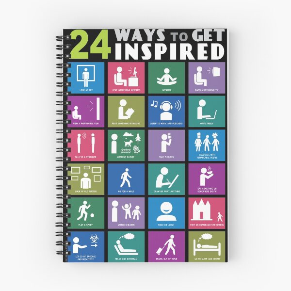 Item preview, 24 WAYS TO GET INSPIRED designed and sold by Elvin Dantes.