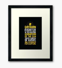 DAYMAN! Champion der Sonne! Gerahmtes Wandbild