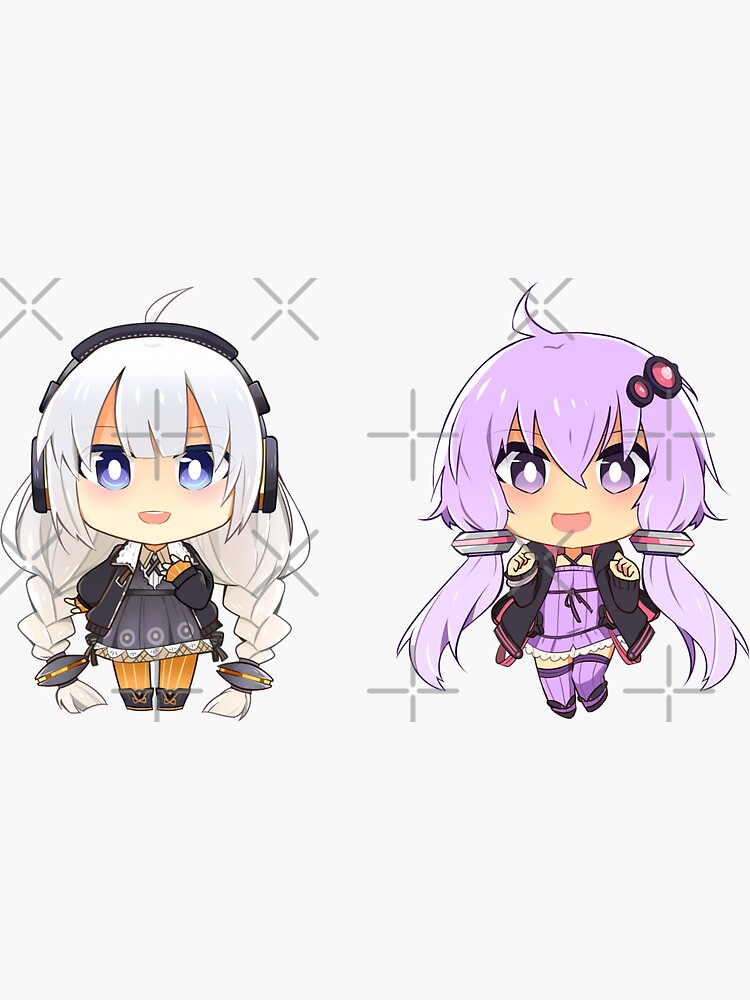 Vocaloid Akari + Yukari by Chorvaqueen