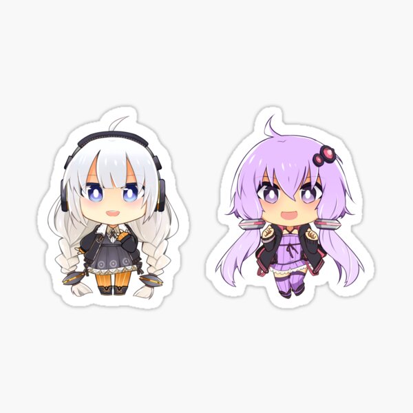 Vocaloid Akari + Yukari Sticker