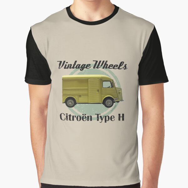 Vintage Wheels - Citroën Type H Graphic T-Shirt