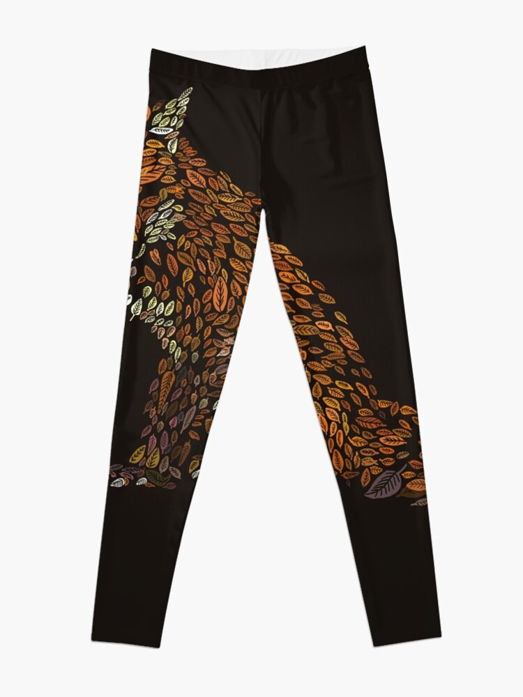 Alternate view of The Fox Leaves at Midnight Leggings
