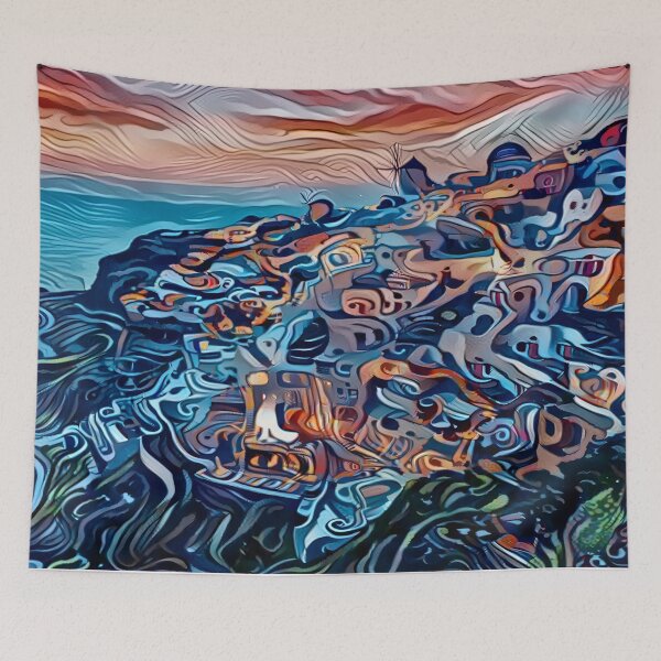Item preview, Santorini Oia Town - Style: Exotic designed and sold by CELLAR-D00R.