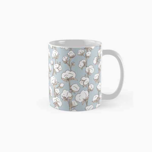 Farmhouse Cotton Stalk Stripe Classic Mug