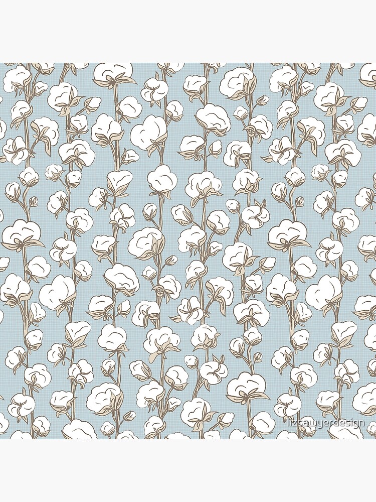 Farmhouse Cotton Stalk Stripe by lizsawyerdesign