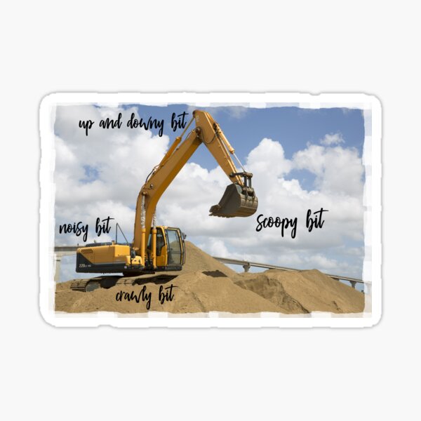 Item preview, funny digger diagram designed and sold by qlobba.
