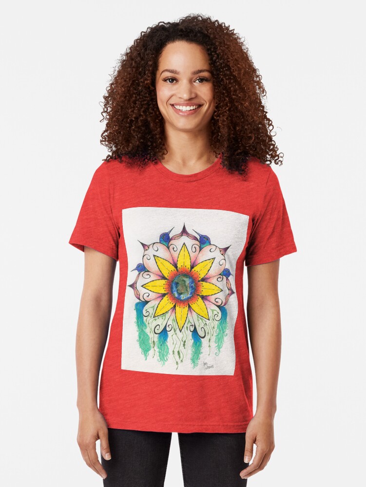 Alternate view of Symphony of Summer Tri-blend T-Shirt