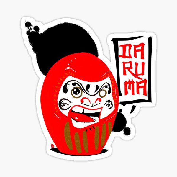 Daruma Stickers for Sale