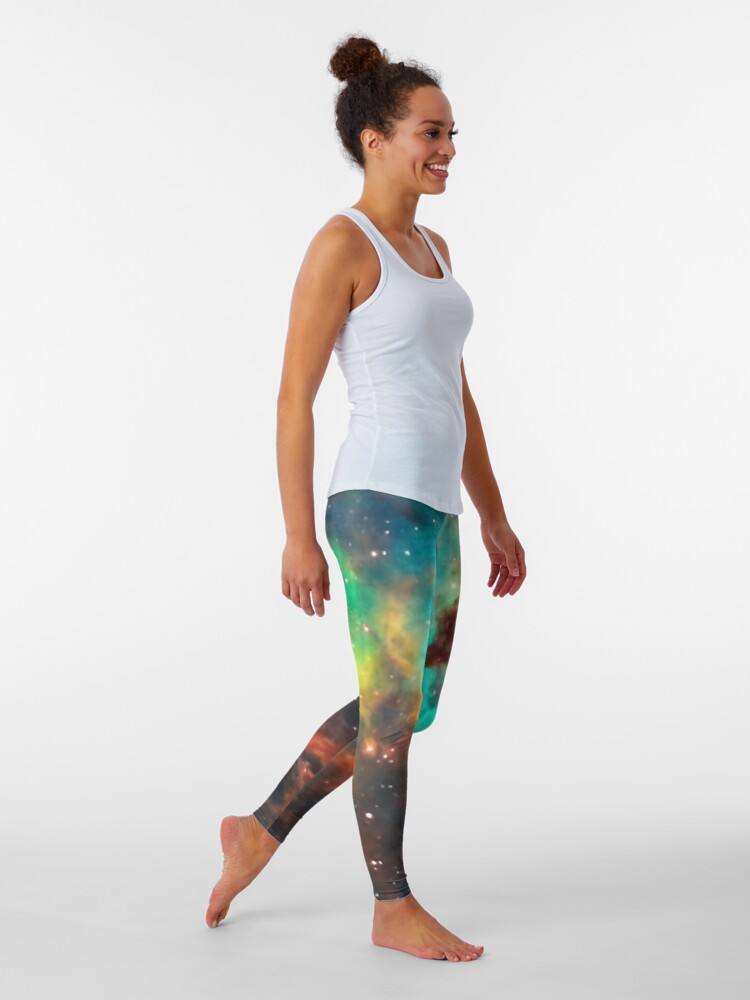 Alternate view of Galaxy / Seahorse / Large Magellanic Cloud / Tarantula Nebula Leggings