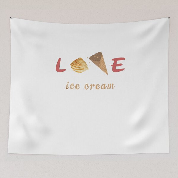 Item preview, love ice cream designed and sold by ABO3TAA2.
