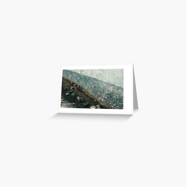 melting ice Greeting Card