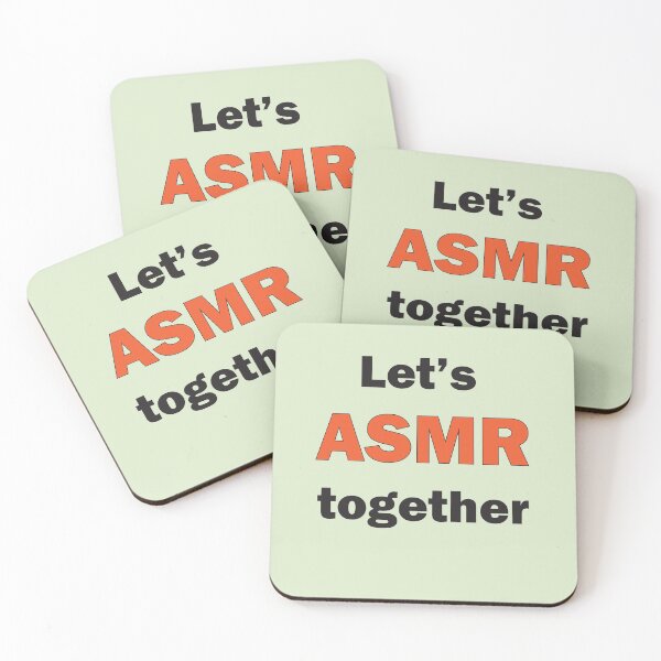 Item preview, Let's ASMR together designed and sold by Desha001.