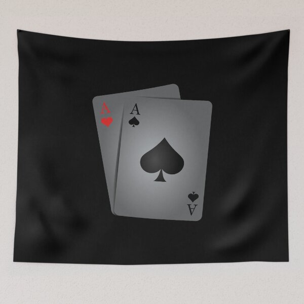 Item preview, Two Aces cool Gift for Poker Players designed and sold by peter2art.