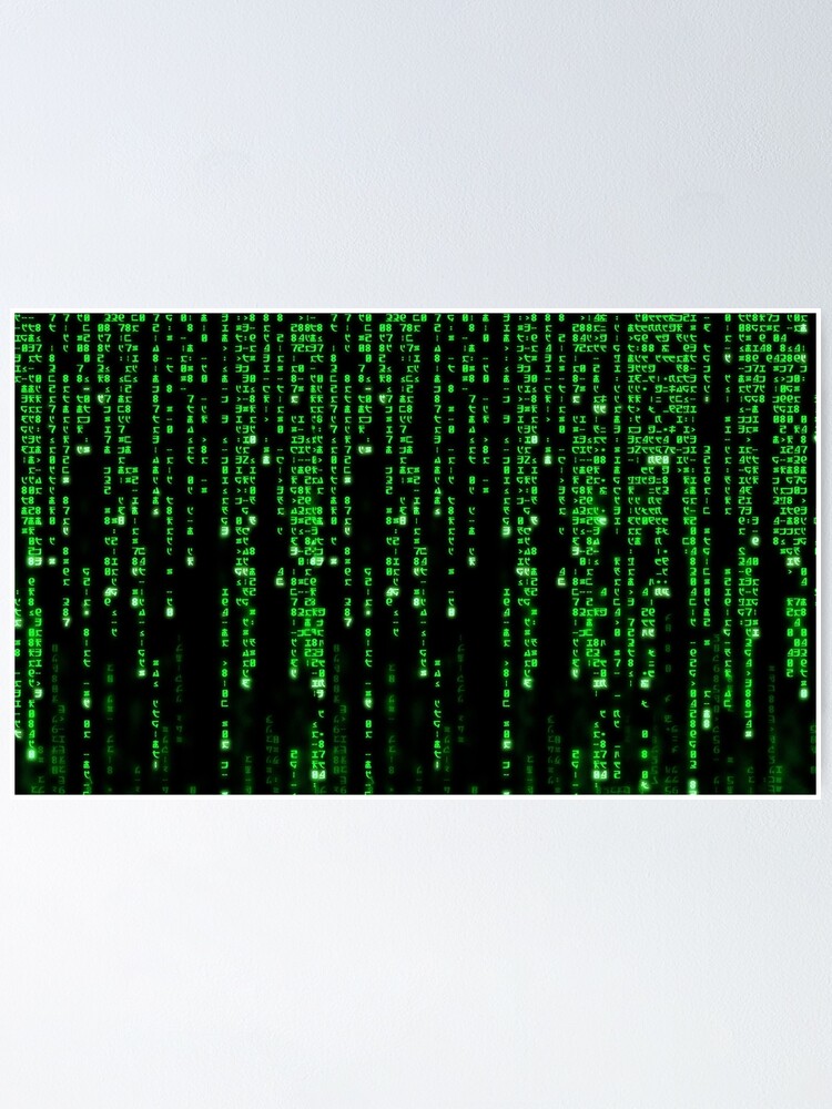 The Matrix Computer Code Movie Large Poster Art Print Gift A0 A1 A2 A3 Maxi 