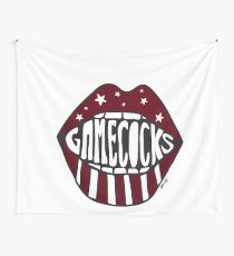Gamecocks Funky Lips Wall Tapestry