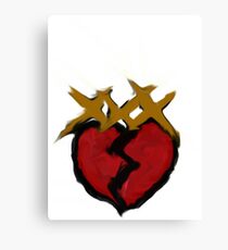 xxxtentacion broken heart Canvas Print