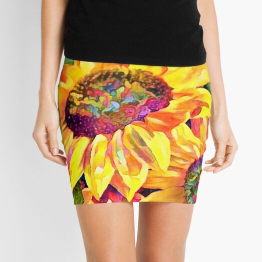 Sunny Faces Mini Skirt