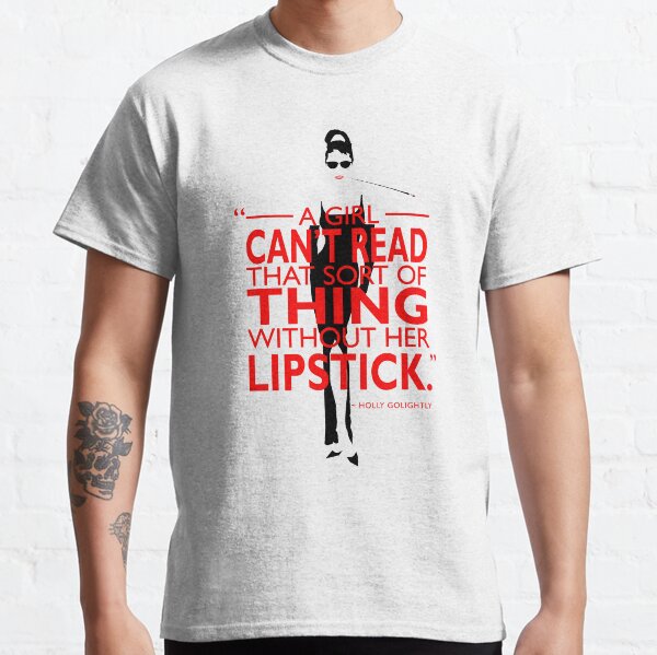 Breakfast At Tiffanys - Lipstick Classic T-Shirt