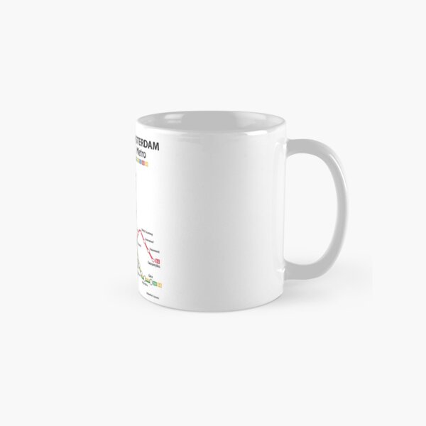 AMSTERDAM Metro Map Classic Mug