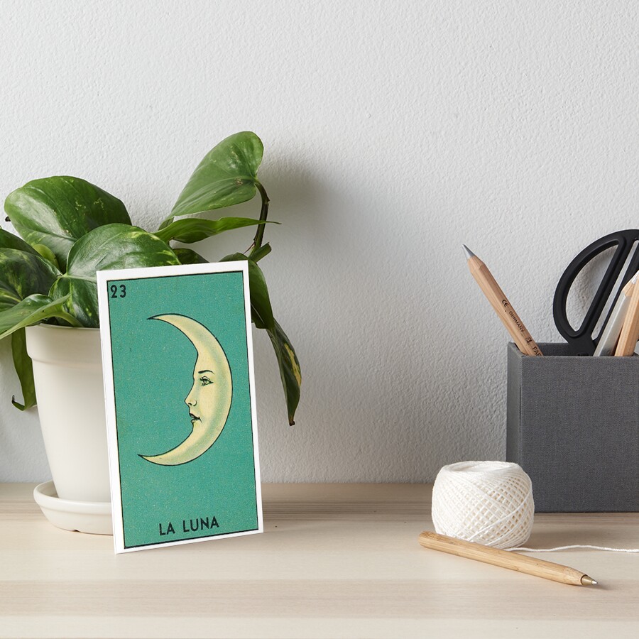 Luna Tarot Art Board Print