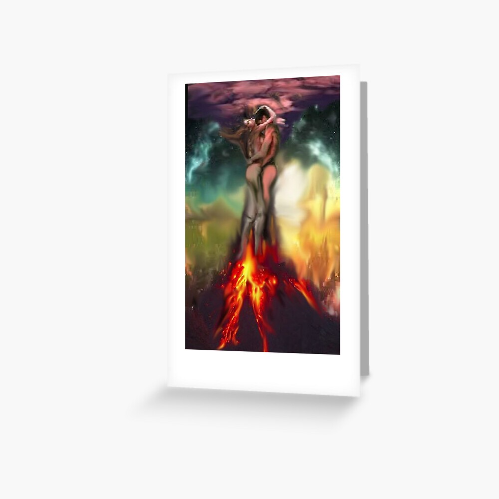 THE LOVERS Greeting Card