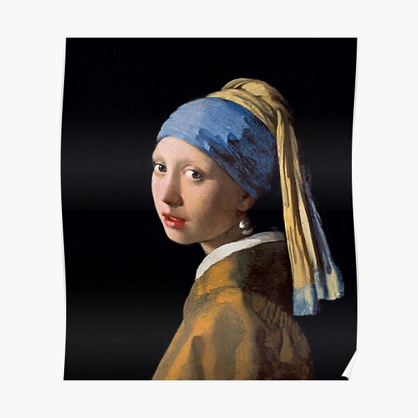 Girl With A Pearl Earring Posters for Sale | Redbubble