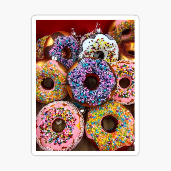 Donut Ornaments Sticker