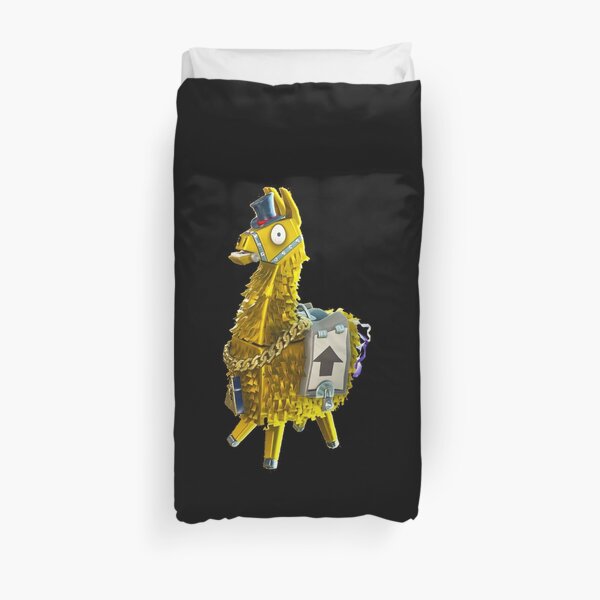 Gold Llama Pinata Duvet Cover