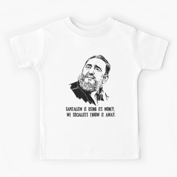 T Shirt Enfant Citation De Fidel Castro Revolution Par Dator Redbubble