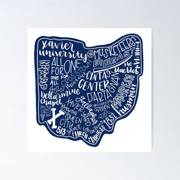 Item preview, Xavier University Ohio Art Print designed and sold by mollymariani.