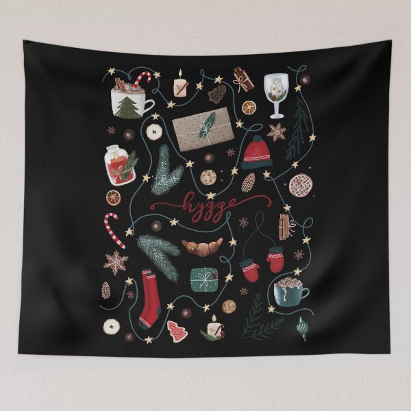 Item preview, Dark Hygge Christmas Digital Art designed and sold by Chloes-drawings.
