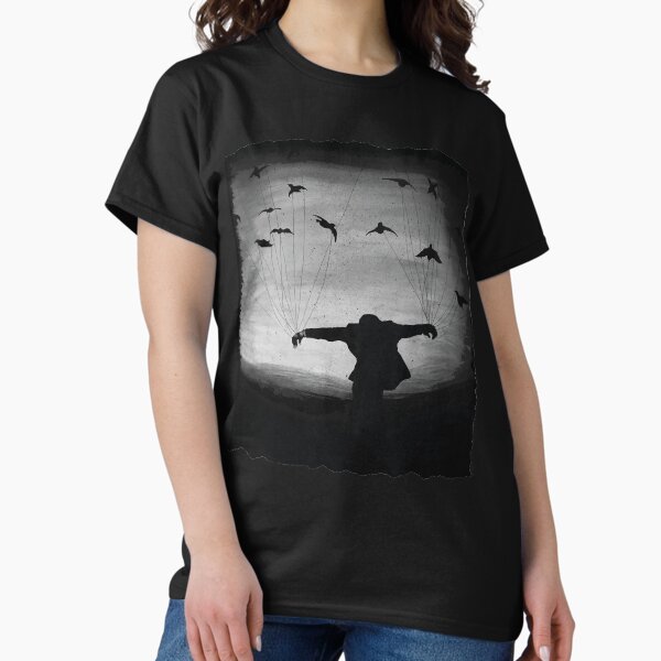 Item preview, Man In flight with ravens designed and sold by jesseladret.