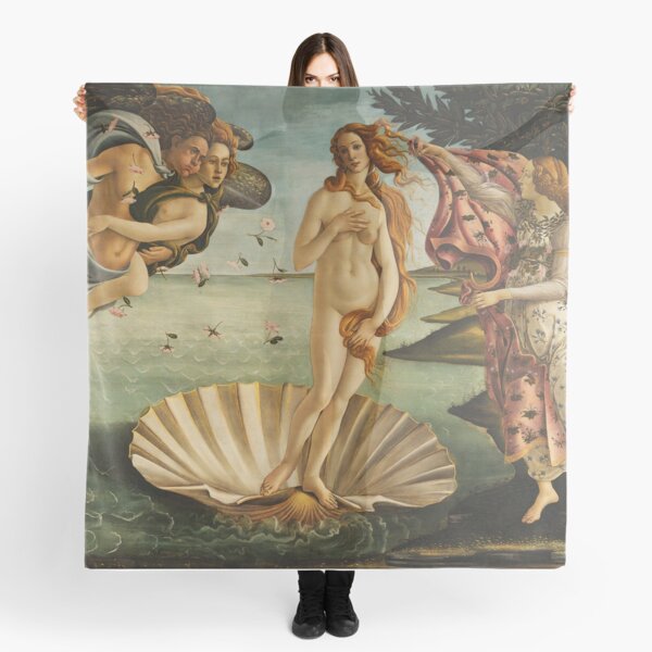 The Birth of Venus by Botticelli Scarf
