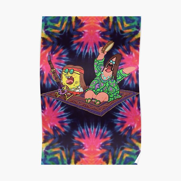 Spongebob Hippie Poster