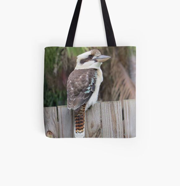 Laughing Kookaburra 3 All Over Print Tote Bag