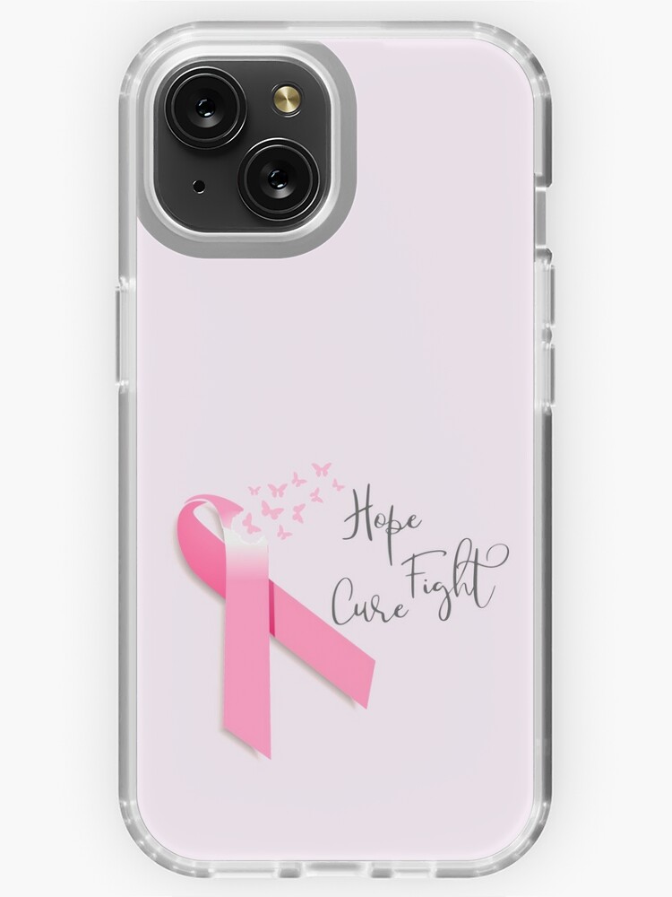 Hope Fight Cure Breast Cancer Awareness Pink Ribbon