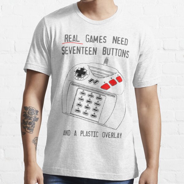 REAL Games Need 17 Buttons Essential T-Shirt