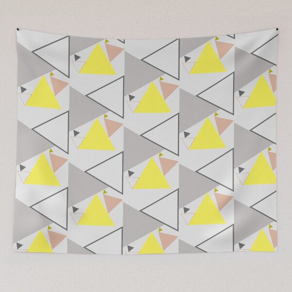 Item preview, Falling triangles designed and sold by Ella Wormley-Healing.