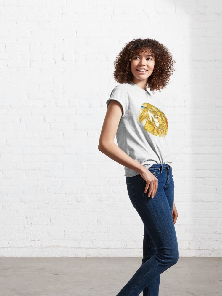 Thumbnail 6 of 7, Classic T-Shirt, The Golden Sun designed and sold by Arema Arega.