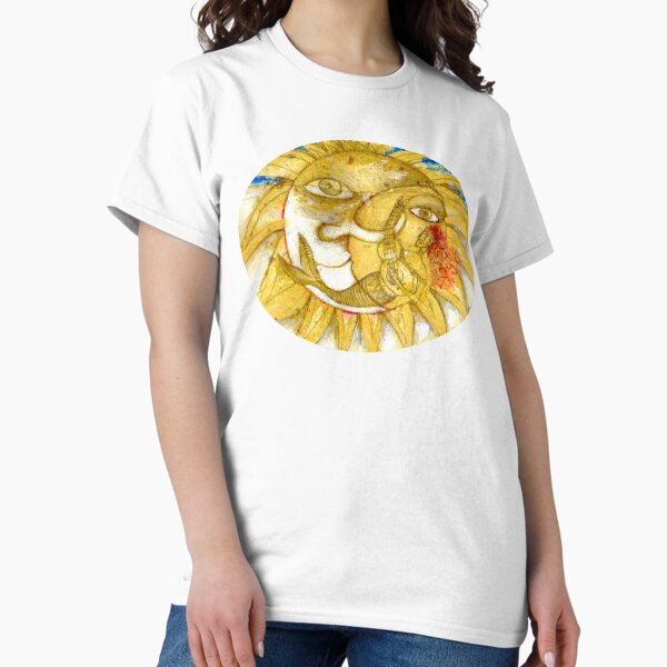 El sol dorado Camiseta clásica