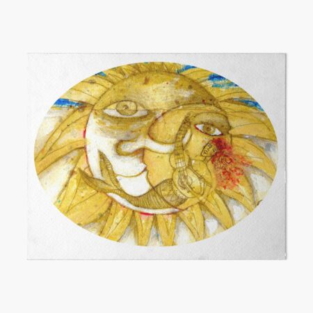 The Golden Sun Art Board Print