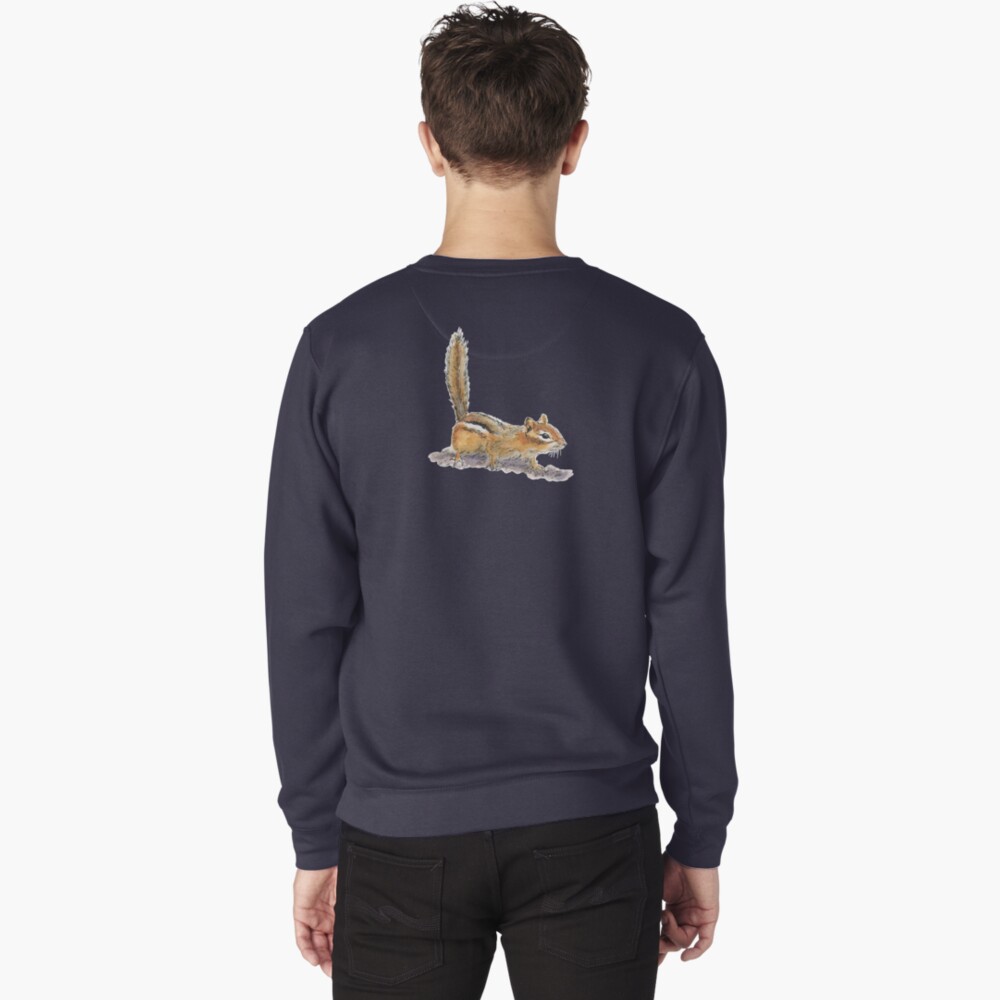 Curious Chipmunk Pullover Sweatshirt